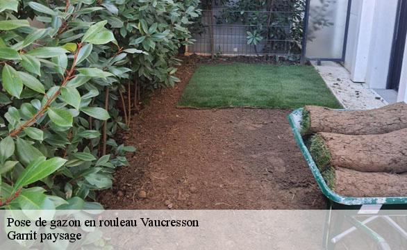 Pose de gazon en rouleau vaucresson-92420 Garrit paysage