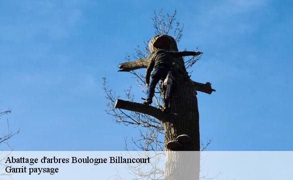 Abattage d'arbres  boulogne-billancourt-92100 Garrit paysage